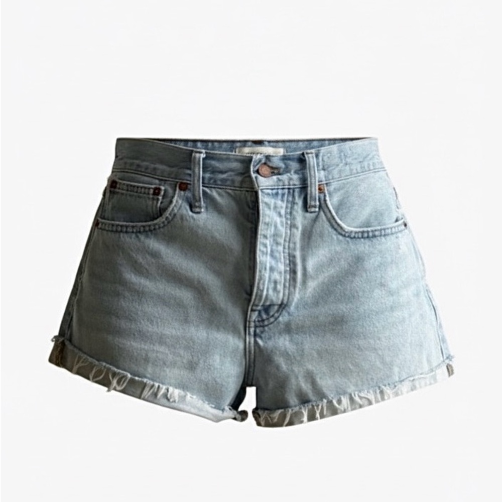 Madewell Blue Jean Shorts Distressed Cut-Offs
